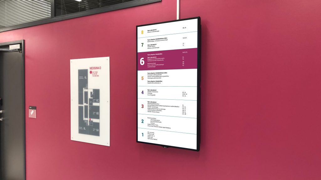 Värien hyödyntäminen opastuksessa: Suomen Yliopistokiinteistöjen punainen kerros ja sen digitaaliset opasteet