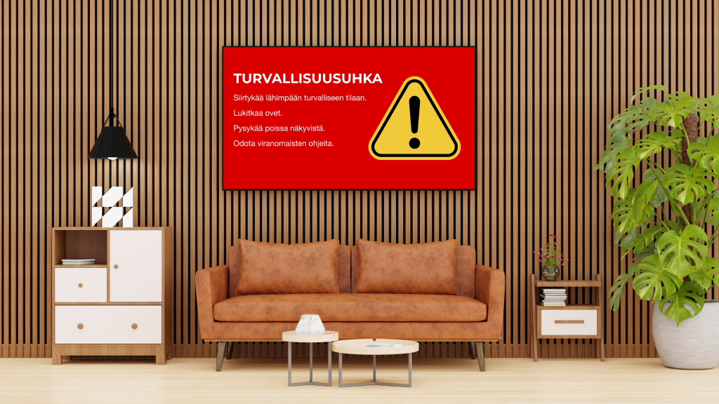 Esimerkkejä toimivista pokkeustilaviesteistä